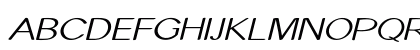 Talima Expanded Italic Uppercase Preview