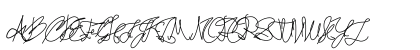 Tanda Tangan Regular Uppercase Preview