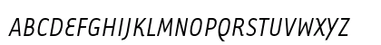 TarzanaNarrow Italic Uppercase Preview