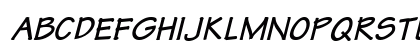 Technical Bold-Oblique Uppercase Preview