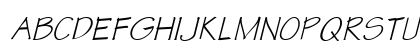 Technical Oblique Uppercase Preview