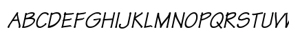 Techno Bold Italic Preview