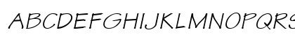 Techno-Wide Italic Uppercase Preview