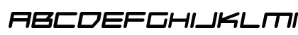 Tedio Italic Uppercase Preview