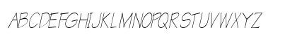 Tek-Condensed Italic Uppercase Preview