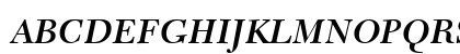 NewCaledonia-SemiBold Semi BoldItalic Uppercase Preview