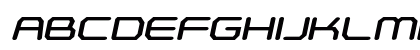 Tembarlak Bold Italic Uppercase Preview
