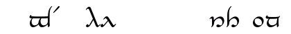 Tengwar-Elesil Normal Uppercase Preview