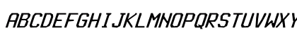 TerminessTTF NF Bold Italic Uppercase Preview