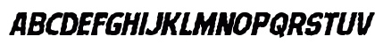 Terror Babble Italic Uppercase Preview
