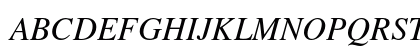 TeX Gyre Termes Italic Uppercase Preview