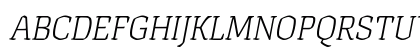 Texturina 72pt 72pt Thin Italic Uppercase Preview