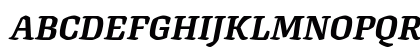 Texturina Black Italic Uppercase Preview