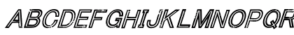 Tha Cool Kidz Italic Uppercase Preview