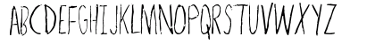 The Dog Ate My Homework Light Regular Uppercase Preview