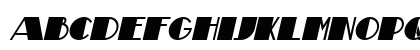 Theatrical Bold Italic Uppercase Preview
