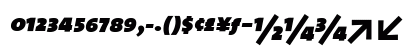 The Sans Black- Black Italic Preview