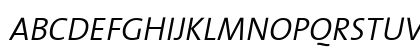 The Sans Semi Light- Italic Preview