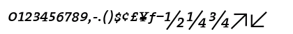 The Serif Semi Light- Italic Preview
