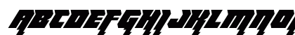 Thunder Titan Italic Uppercase Preview