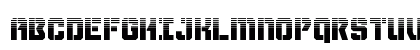 Thunder Trooper Halftone Regular Uppercase Preview