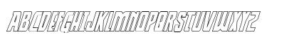 Thunder-Hawk Shadow Drop Italic Uppercase Preview