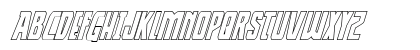 Thunder-Hawk Shadow Italic Uppercase Preview
