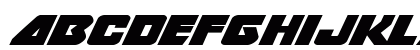 Thunderstrike Expanded Uppercase Preview