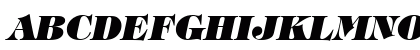 Tiffany HvIt BT Heavy Italic Uppercase Preview