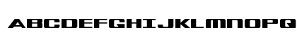 Tigershark Regular Uppercase Preview