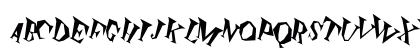 TimeScarred119 Regular Uppercase Preview