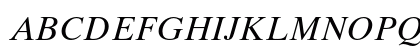 Times Ten LT Std Italic Preview