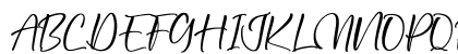 Newscript Regular Uppercase Preview