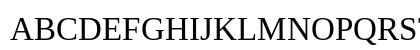 Tinos Regular Uppercase Preview