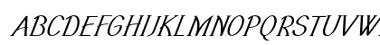 Tiptoe Bold Italic Preview