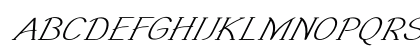 Tiptoe Expanded Italic Preview
