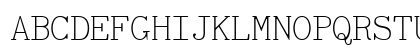 TiredOfCourierThin Regular Uppercase Preview