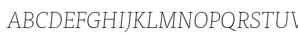 Tisa Offc Serif Pro Thin Italic Uppercase Preview