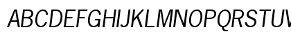 NewsGothic RomanItalic Preview