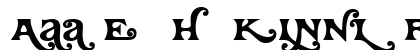 Tomato Swashes Regular Uppercase Preview