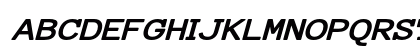 Tomorra Expanded Italic Preview