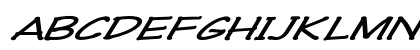 Toolie Pie Extra-expanded Italic Preview