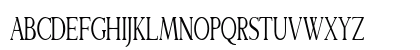 Toplar Condensed Regular Uppercase Preview