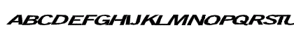 TotalShock Regular Uppercase Preview
