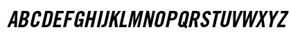 Trade Gothic LT Std Bold Condensed No. 20 Oblique Preview