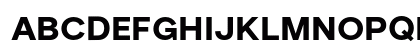 Tribby Grotesk UltraBold Regular Uppercase Preview