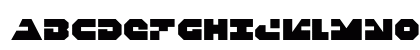 Trigger Man Regular Uppercase Preview