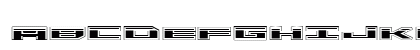 Trireme Laser Academy Regular Uppercase Preview