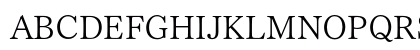 FOT-TsukuMin Pro L Uppercase Preview