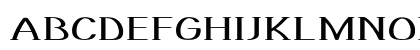 Tunic Extra-expanded Regular Uppercase Preview